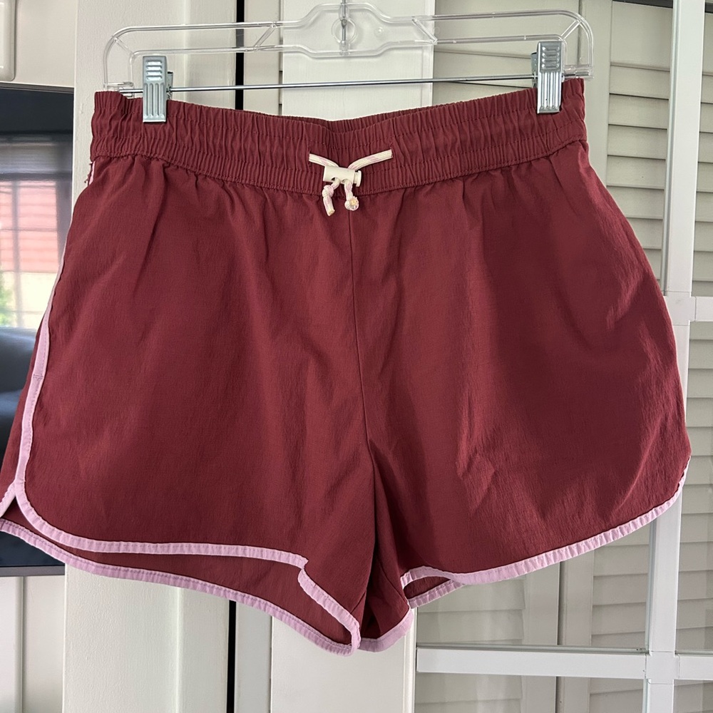 Wild Fable Maroon Shorts with Light Pink Accents